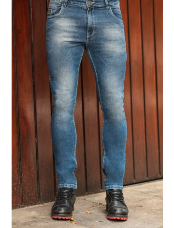 Calça Jeans Slim Atacado Masculina Revanche Ilhéus Azul