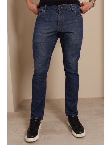 Calça Jeans Slim Com Elastano Atacado Masculina Revanche Murici Azul