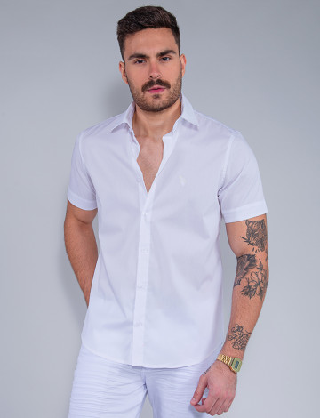 Camisa Atacado Manga Curta Masculina Revanche Caio Branco