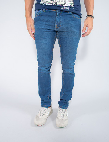  Calça Jeans Atacado Reta Masculina Revanche Masselin Azul Frente