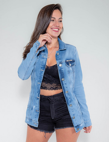 jaqueta max jeans feminina