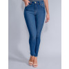 Calça Jeans Atacado Cigarrete Feminina Revanche Olivia Azul Frente