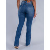 Calça Jeans Atacado Flare Feminina Revanche Ananda Azul Costas 