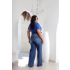 Calça Jeans Wide Barra A Fio Curvy Atacado Feminina Revanche Argóvia Unica