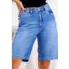 Bermuda Jeans Jorts Atacado Feminina Revanche Matureia Azul