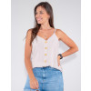 Blusa Atacado Feminina Revanche Chantelle Bege Frente