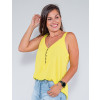 Blusa Atacado Feminina Revanche Lissette Amarelo Frente