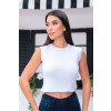 Blusa Tricot Regata Rem Breeze Atacado Feminina Revanche Autana Branco