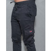 Calça jogger com bolso lateral atacado masculina Revanche Randers Preto