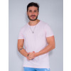 Camiseta Estonada Atacado Masculina Revanche Leandre Rosa Claro 