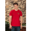 Camiseta Decote Careca Estampada Atacado Masculino Revanche Devonport Bordo