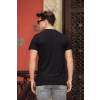 Camiseta Decote Careca Estampada Atacado Masculino Revanche Devonport Preto