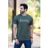 Camiseta Decote Careca Estampada Atacado Masculino Revanche Mirador Verde Musgo