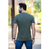 Camiseta Decote Careca Estampada Atacado Masculino Revanche Mirador Verde Musgo