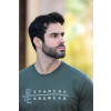 Camiseta Decote Careca Estampada Atacado Masculino Revanche Mirador Verde Musgo