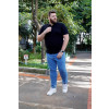 Camiseta Polo Bordado Plus Size Atacado Masculino Revanche Conde Preto