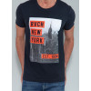 Camiseta Atacado Masculino Revanche Florent Preto Detalhe