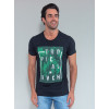 Camiseta Atacado Masculino Revanche Firmin Preto Frente