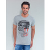 Camiseta Atacado Masculino Revanche Gaston Mescla Frente