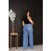 Calça Jeans Pantalona Com Cinto Curvy Atacado Feminina Revanche Esgaroth