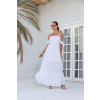 Vestido Ciganinha Longo Atacado Feminino Revanche Euritânia Branco