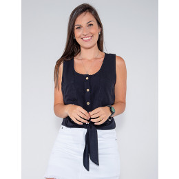 Blusa Atacado Feminina Revanche Alleffra Preto Frente