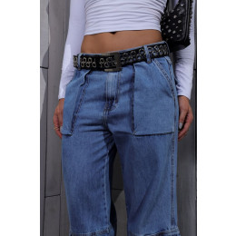 Calça Jeans Wide Cargo Atacado Feminina Revanche Inhacorá