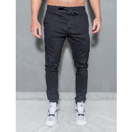 Calça jogger com bolso lateral atacado masculina Revanche Randers Preto