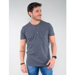 Camiseta Atacado Masculina Revanche Beauvais Cinza Frente