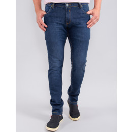 Calça Jeans Atacado Reta Masculina Revanche Monet Azul Frente