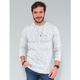 Camiseta Atacado Manga Longa Masculina Revanche Murl Preto Frente